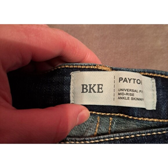 BKE Women Size 36 Payton Universal Fit Mid-Rise Ankle Skinny Distressed - Picture 13 of 16